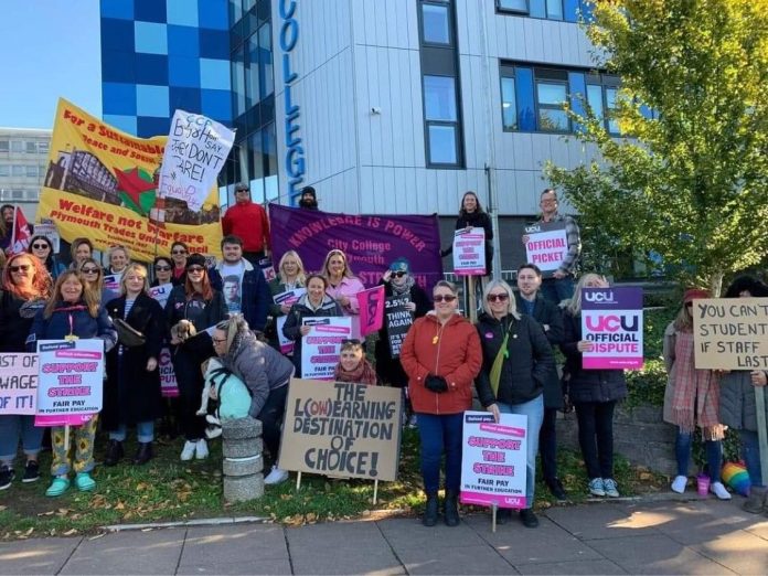 Plymouth City College UCU - photo Duncan Moore