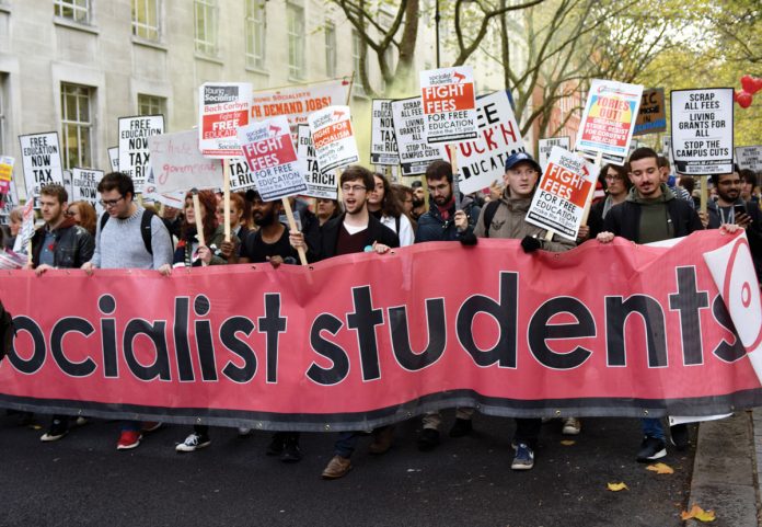 Socialist Students. Photo: Mary Finch