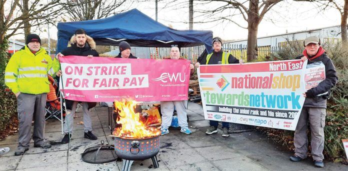 Tyneside-CWU-Royal-Mail. Photo: Elaine Brunskill Tyneside-CWU-Royal-Mail. Photo: Elaine Brunskill