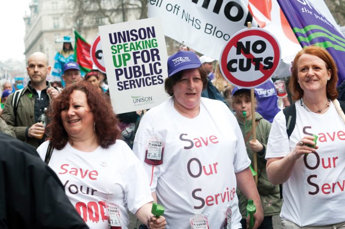 Unison-members-protesting-to-defend-services-Photo-Paul-Mattsson