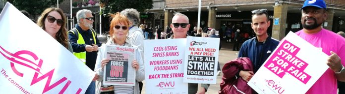About the Socialist Party: photo: Coventry-TUC-protest---credit- Socialist-Party