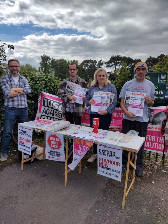 Oxford TUSC standing in a by-election this year Oxford TUSC standing in a by-election this year