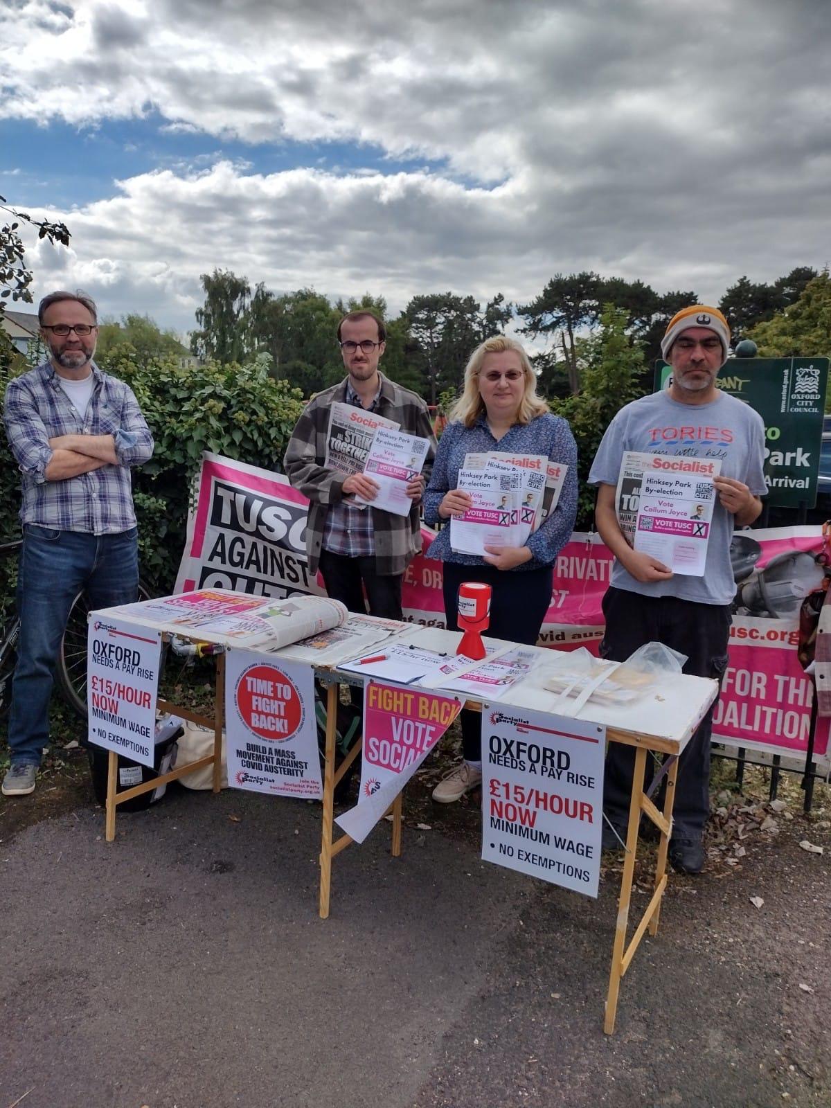 Oxford TUSC meeting part of the fight for working class political