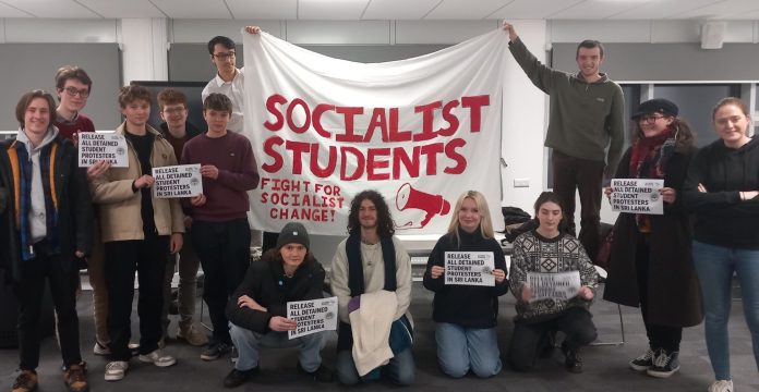 Bristol Socialist Students in solidarity with the protests in Sri Lanka