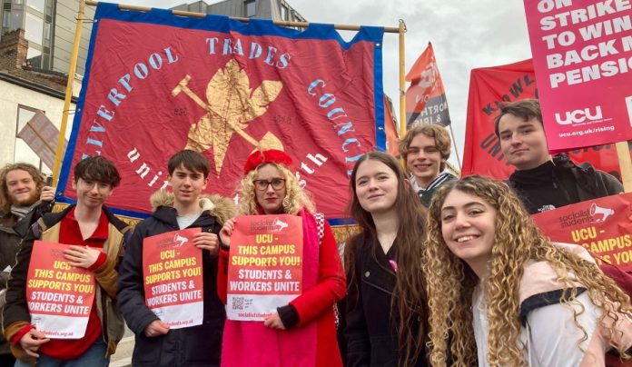 Liverpool Socialist Students. Photo: Alex Smith