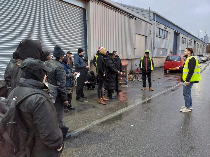 London Abellio strike 4 January, photo Rob Williams