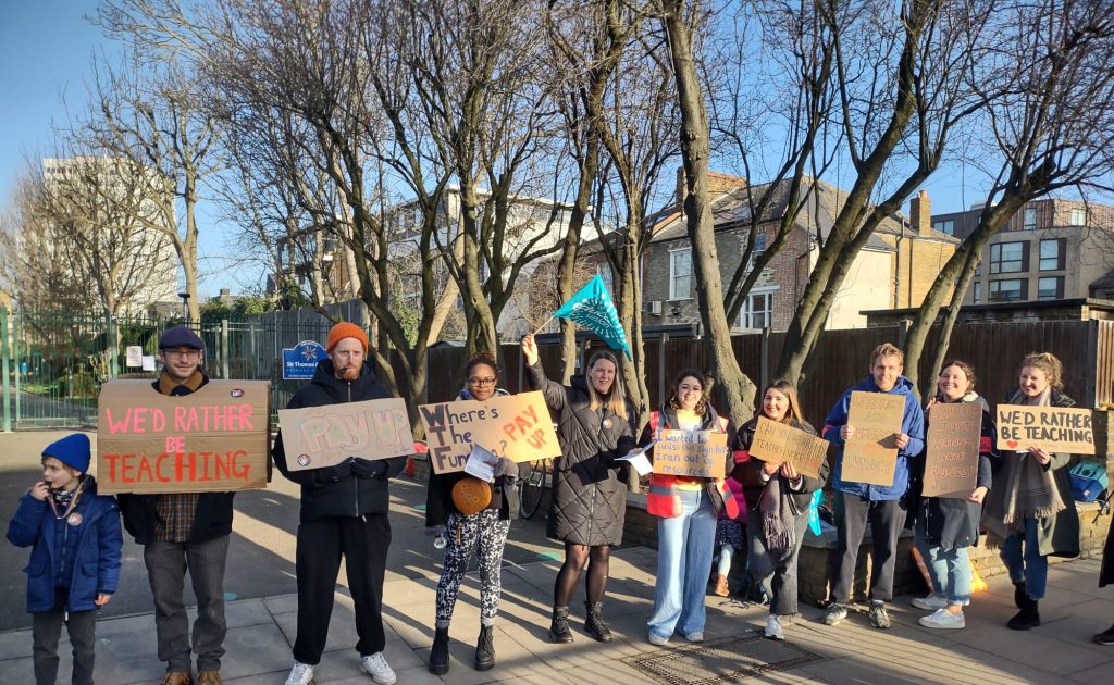 Thomas Abney primary school, Hackney. 1.2.23, Photo from James Ivens