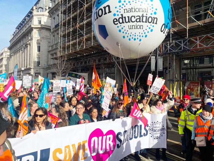 Over 50,000 marched in London. Photo: Glenn Kelly