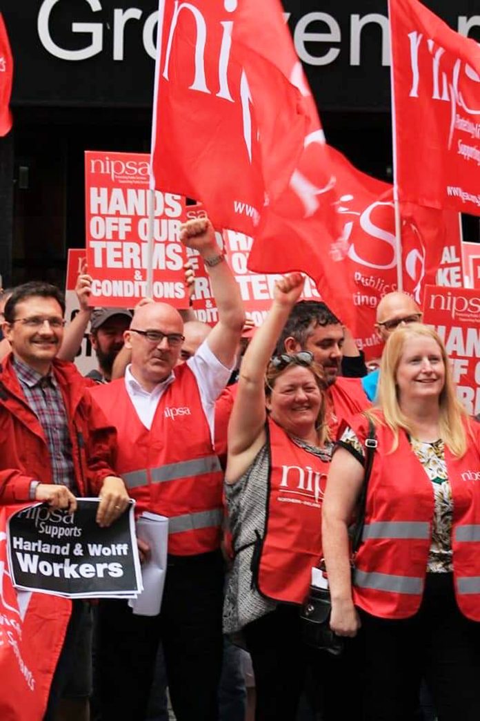 Nipsa members taking action