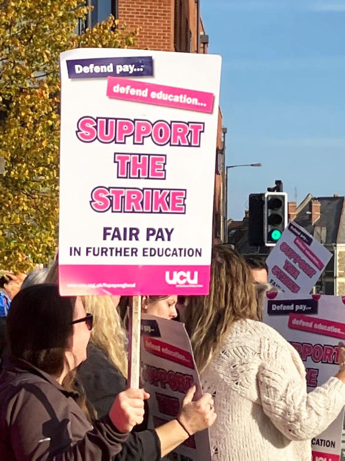 Ashley Down FE College UCU Photo: Roger Thomas