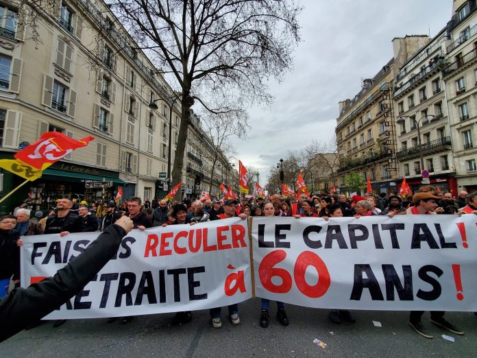 Over a million demonstrated in France on 23 March. Photo: Cecile Rimboud