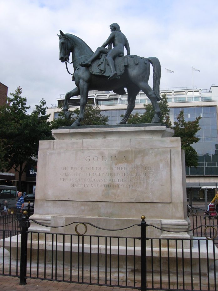 Godiva_Statue_Coventry_1 Coventry Lady godiva statue. Photo: Keith D/CC