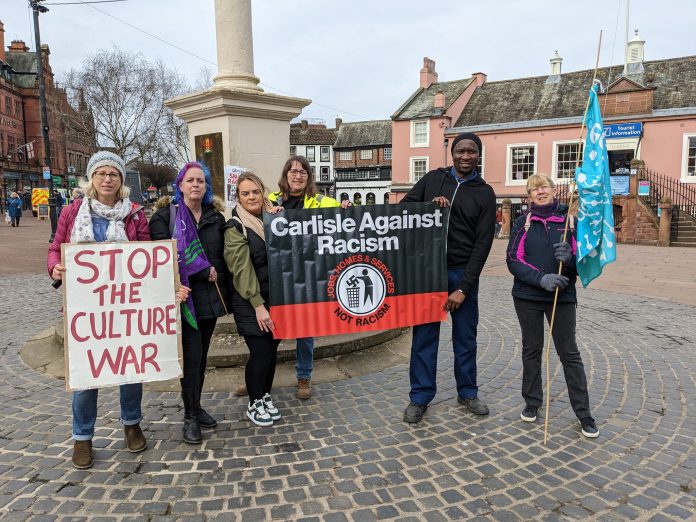 Carlisle Against Racism. Photo: Martin Powell-Davies