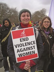 End violence against women. Photo: Socialist Party