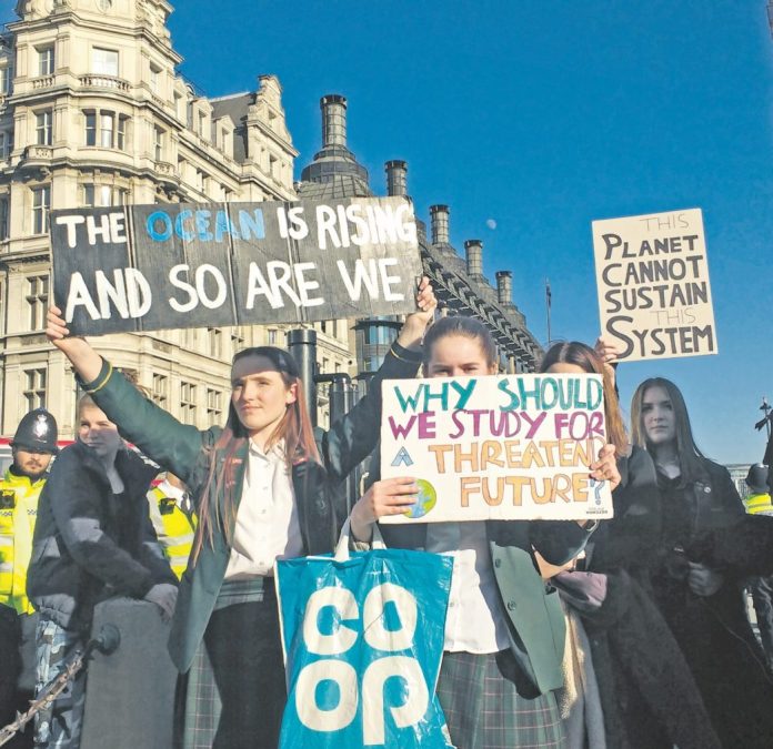 Climate Strikers. Photo: James Ivens