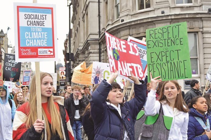 Climate strikes. Photo: Mary Finch