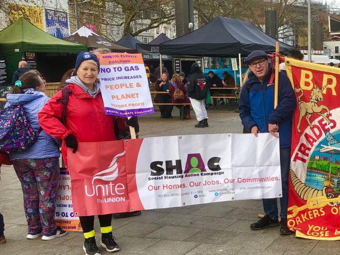 Socialist Party member Suzanne Muna who has been re-elected to the Unite executive. Photo: Bristol Socialist party