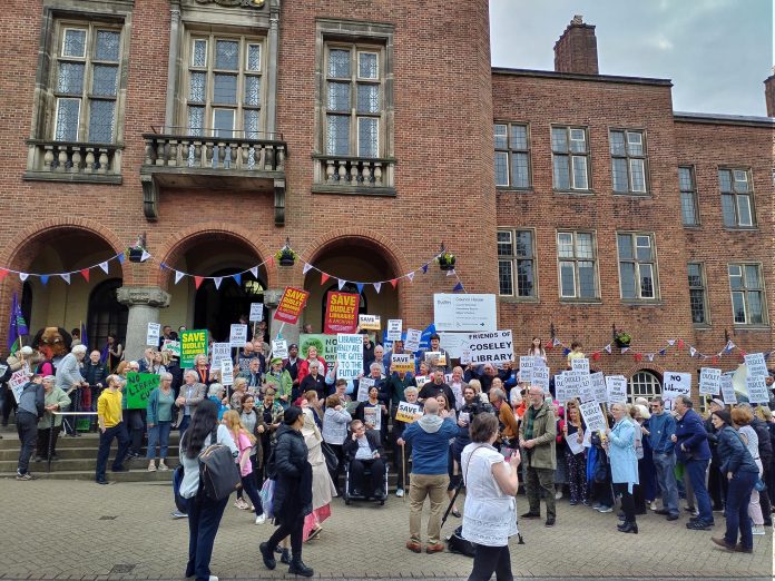 Dudley Libraries protest