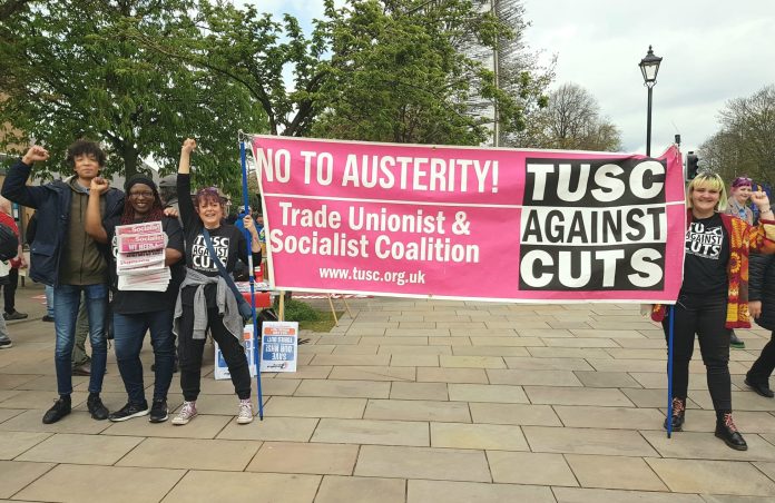 Mansfield TUSC on May Day Protest