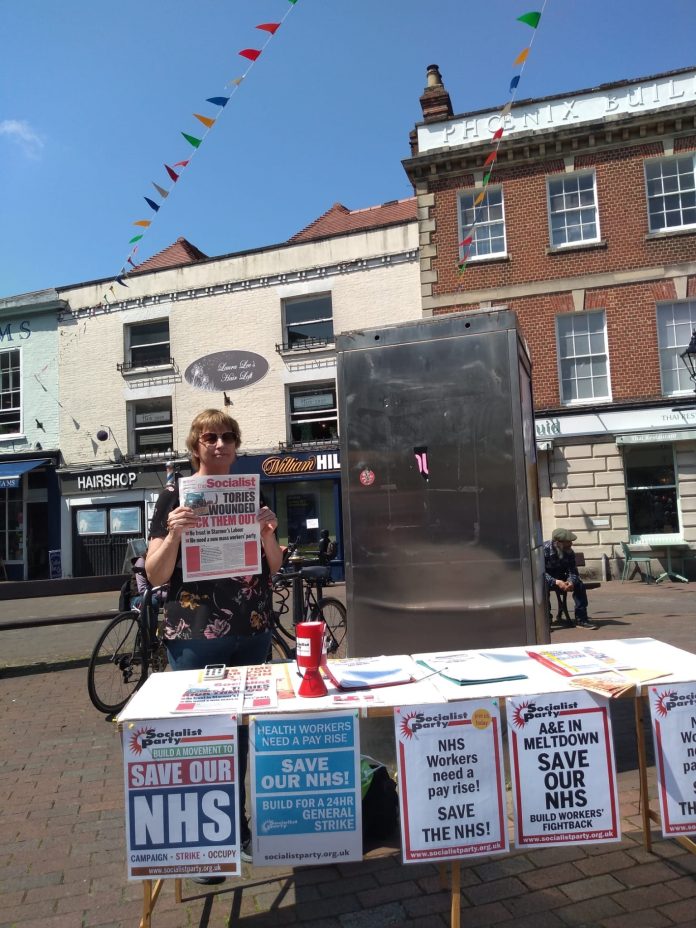 Salisbury Socialist Party campaigning. Photo: Ali Cooke