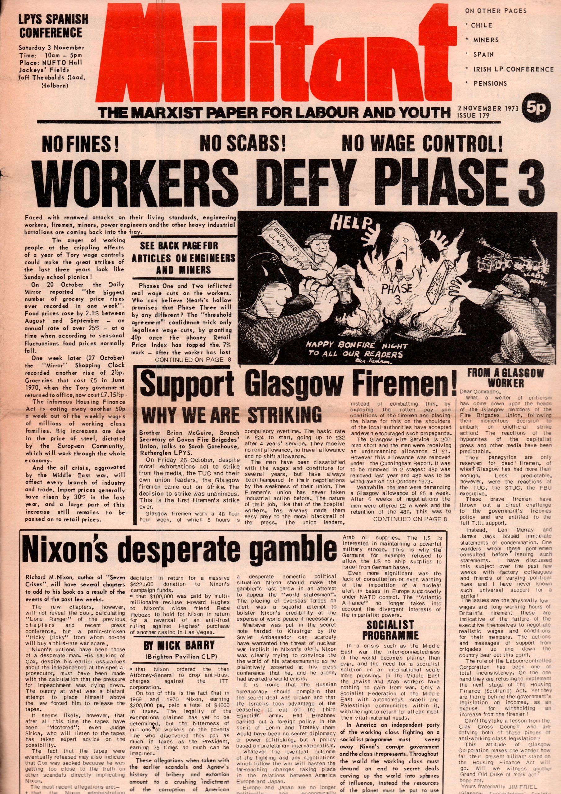 Militant no179 2nd November 1973 Militant no179 2nd November 1973