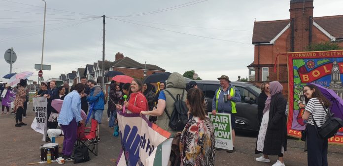 Ash field Academy strike. Photo: Steve Score