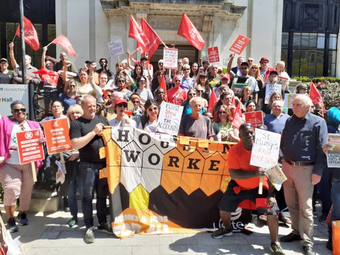 St Mungo's protest. Photo: London Socialist Party