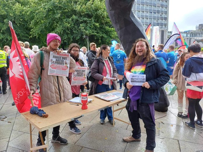 Socialist Party members at Plymouth Pride