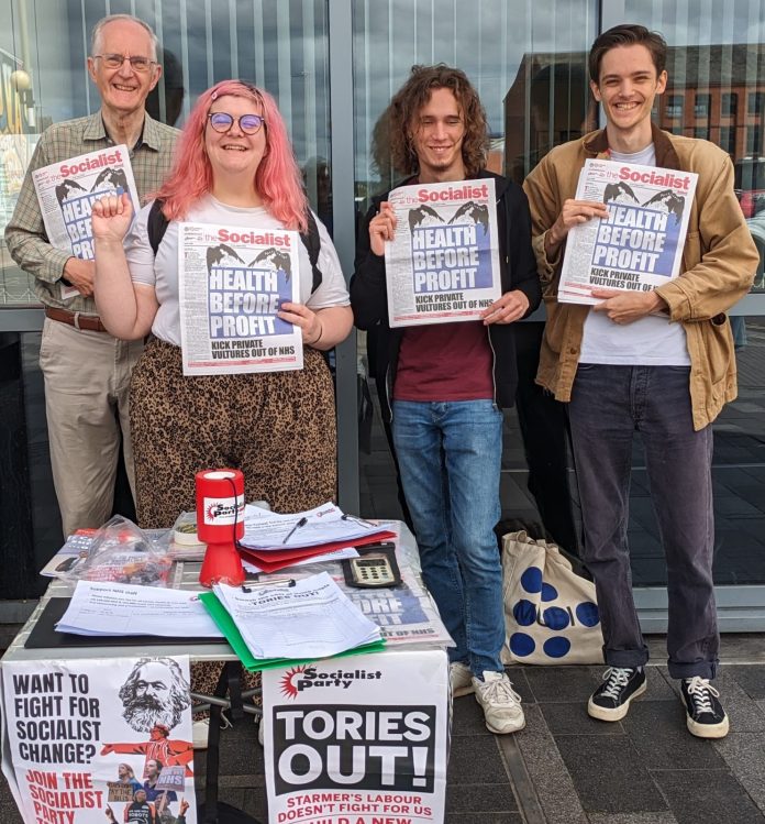 Campaigning for decent jobs and pay in Leicester