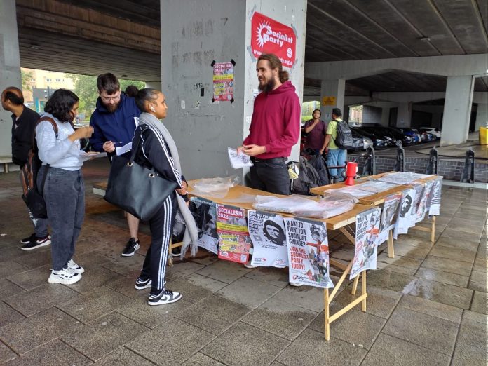 Coventry Socialist Students at 2023 freshers