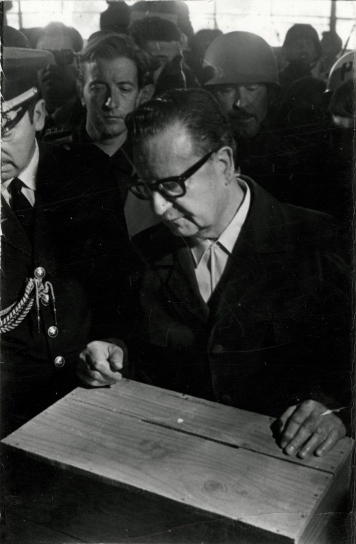 Salvador Allende in 1973. Photo: Biblioteca del Congreso Nacional - Chile/CC