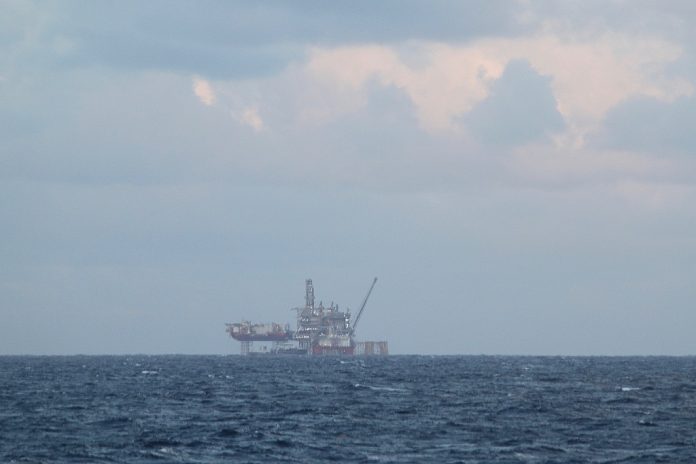 2_North_Sea_oil_platform240918 scaled Fossil fuel platform in the North Sea. Platforms like these could be dotted across the Rosebank field in the coming years. Photo: NAC/cc