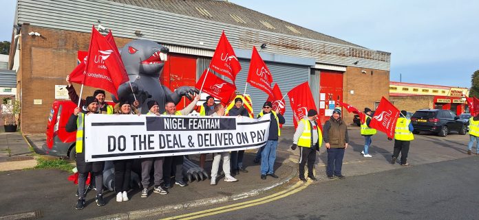Go North East bus strike. Photo: Elaine Brunskill