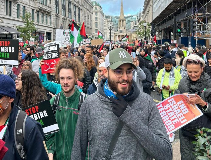 London protest against war on Gaza. Photo: Ian Pattison