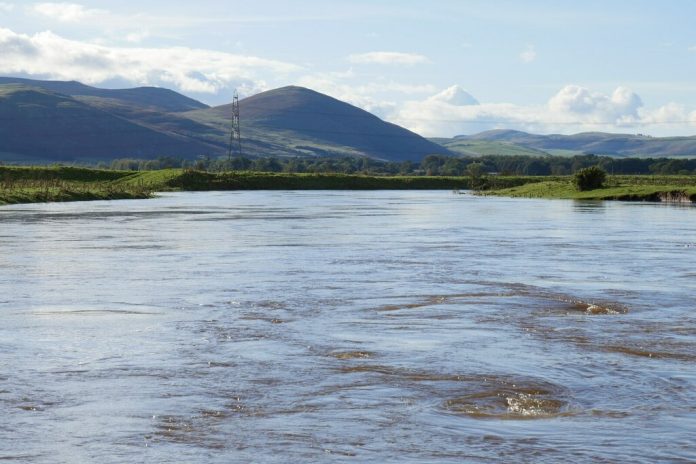 Swollen River Till after Storm Babet. Photo: James T M Towill/CC