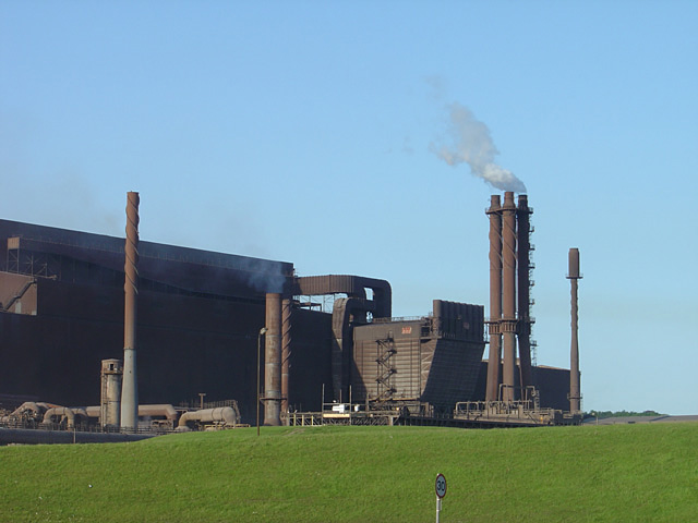 Scunthorpe Steelworks. Photo: Alan Murray-Rust/CC