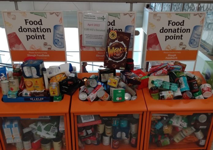 Foodbank donation point. Photo: Feydhuxtable/CC