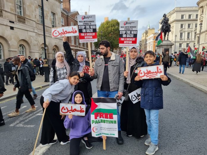 London Palestine protest. Photo: Isai Priya