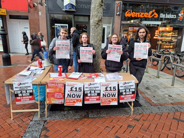 Reading Socialist Party campaigning