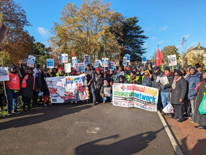Whipps Cross rally. Photo: James Ivens