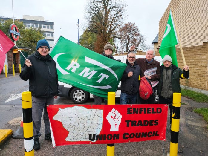 Cockfosters RMT tube strike