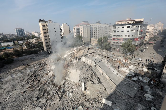 Damage in Gaza strip. Photo:Naaman Omar apaimages/CC