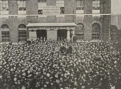 London_Dock_Strike_of_1889_A 1889 London dockers' strike. Photo: Public Domain