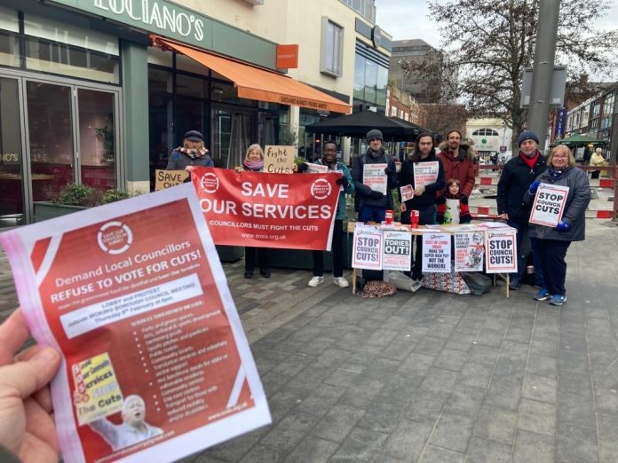 Woking day of action against cuts