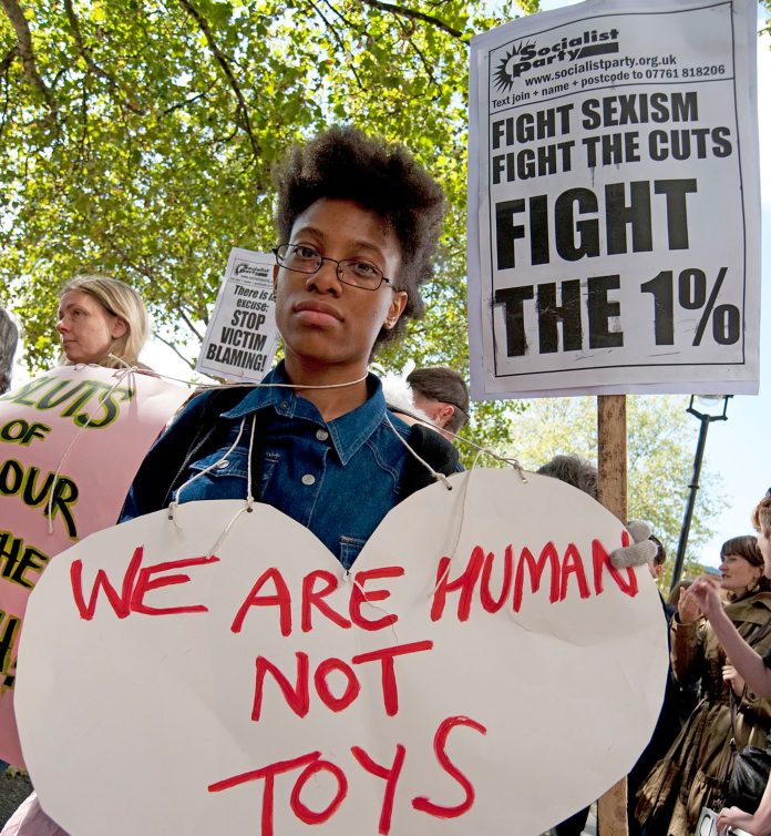 Fighting against sexism. Photo: Paul Mattsson