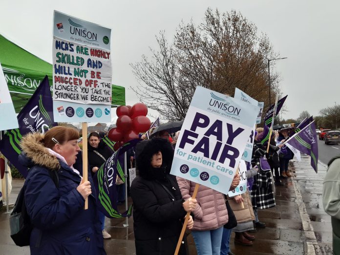 Teesside Unison strike. Photo: Unison Teesside