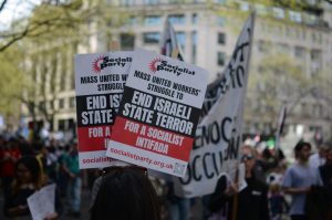 Gaza war demo in London. Photo: Ioannis Ravanis