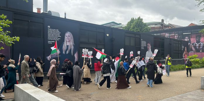 DMU march. Photo: Leicester SP