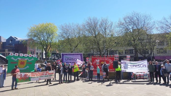 Swansea May Day. Photo: Swansea SP
