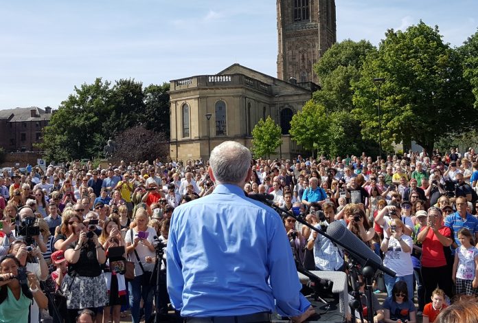Jeremy Corbyn - Steve Score scaled Tens of thousands attended rallies, and millions voted for an anti-austerity manifesto, when it was put forward by Jeremy Corbyn. Photo: Steve Score